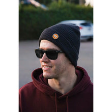 Load image into Gallery viewer, NEW Beanie with Retro Logo Pin
